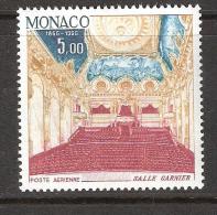 MONACO  Poste Aérienne ,1966, Centenaire De Monte Carlo, Salle Garnier Theatre, Yvert N° 86, Neuf ** / MNH, TB - Poste Aérienne