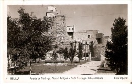 POSTAL DE MELILLA DE LA PUERTA DE SANTIAGO, CIUDAD ANTIGUA (FOTO IMPERIO) - Melilla