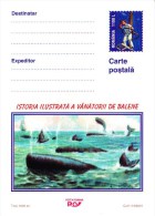 Postwaardestuk, Postal Stationery, Walvis, Whale, Zeezoogdier, Mammal, Kraaiennest, Crow's Nest, Matroos, Seaman - Whales