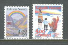 1992 GREENLAND ANTI CANCER - CHRISTMAS MICHEL: 228, 229 MNH ** - Ungebraucht