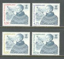 2000 GREENLAND DEFINITIVES MICHEL: 351-354 MNH ** - Unused Stamps