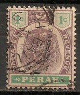 Timbres - Grande-Bretagne (ex-colonies Et Protectorats) - Malaisie - Perak - 1895/99 - 1 C. - - Perak