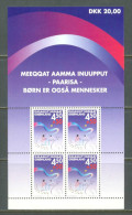 2002 GREENLAND PAARISA SOUVENIR SHEET MICHEL: B23 MNH ** - Blocks & Kleinbögen