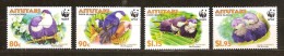 Aitutaki 2002 Yvertn° 589-92 *** MNH Cote 10 Euro Faune WWF Oiseaux Vogels Birds - Aitutaki