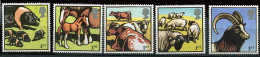 (cl 20 - P2) Gde Bretagne ** N° 2606 à 2615 (série Incomplète) (ref. Michel Au Dos)-: Truie, Cheval, Vaches, Moutons, C - Unused Stamps