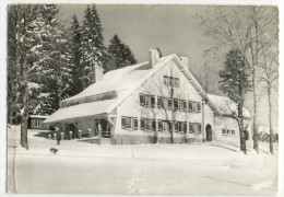 XONRUPT. - L'Auberge De Jeunesse De La Roche Du Page En Hiver. CPM Dentelée - Xonrupt Longemer