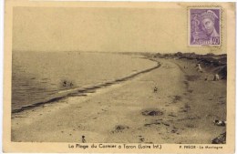 Cpa La Plage Du Cormier A TARON - Tharon-Plage