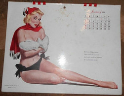 Calendrier Esquire 1953 - Big : 1941-60