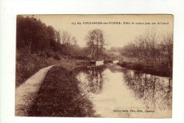 Cpa N° 273 Bis COULANGES SUR YONNE Effet De Contre Jour Sur Le Canal - Coulanges Sur Yonne