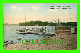 AUBURN, ME - BOAT LANDING, LAKE GROVE, AUBURN GROVE - ANIMATED - - Auburn