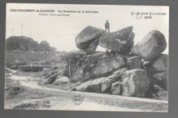 CHATEAUNEUF-de-RANDON - La Souchère Et Le Calvaire - Curieux Blocs Granitiques - Animé - Chateauneuf De Randon
