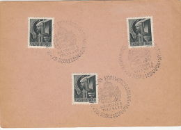 11502- CHIEF ARPAD, COAT OF ARMS, SPECIAL POSTMARKS AND STAMPS ON POSTCARD, 1943, HUNGARY - Covers & Documents