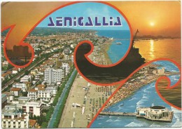 K2702 Senigallia (Ancona) - Panorama - Vedute - Multipla / Viaggiata 1983 - Senigallia