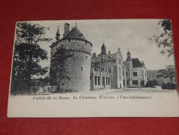 DINANT -  Château De Walzin  (vue Intérieure)    -  1905   -    (2 Scans) - Doische