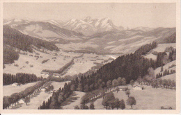 AK Oberstaufen - Weißachtal - Gemälde P. Urmeister (11521) - Oberstaufen
