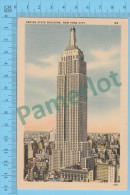 US New York NY ( Empire State Building,   CPSM    Linen Postcard ) Recto/Verso - Central Park