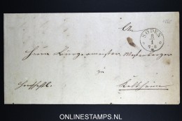 Deutschland: Complete Letter 1865 Soden - Préphilatélie