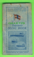 SOUVENIR SONG BOOK  1927 - CANADA STEAMSHIP LINES - 50 PAGES - 104 SONGS - - 1900-1949