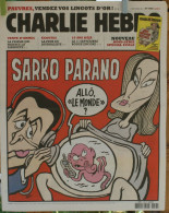 CHARLIE HEBDO N° 1003 Du 07/09/2011 - Sarkozy Parano / Vente D'armes: La Femme Qui Menace Sarkozy - Humor