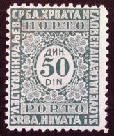 JUGOSLAVIA - YUGOSLAVIA -  PORTO Mi # 61 II A - Perf  L  10½   - MNH ** - 1924 - Segnatasse