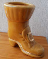 Botte  Miniature Décorative (vase) En Porcelaine Hauteur 11 Cm Couleur Ocre - Autres & Non Classés