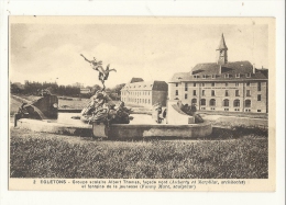 Cp, 19, Egletons, Groupe Scolaire Albert Thomas, Façade Nord - Egletons