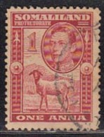 Used Somaliland Protectorate 1938, One Anna King George VI, Sheep, Farm Animal (sample Image) - Somaliland (Herrschaft ...-1959)