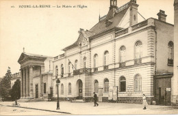 BOURG-LA-REINE : La Mairie Et L'Eglise - Bourg La Reine