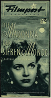 "Filmpost"  "Die Madonna Der Sieben Monde"  - Mit Phyllis Calvert , Stewart Granger -  Filmprogramm Nr. 167 Von Ca. 1948 - Otros & Sin Clasificación