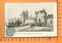 PARIS: " Vieux Paris " , La Porte Saint-Honoré Au XIII° Siècle - Lots, Séries, Collections