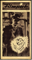 "Filmpost"  "Was Morgen Geschah" -  Mit Edgar Kennedy , George Cleveland  -  Filmprogramm Nr. 37 Von Ca. 1948 - Autres & Non Classés