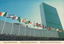 11804- NEW YORK CITY- UNITED NATIONS HEADQUARTERS, THE FLAGS - Andere Monumente & Gebäude