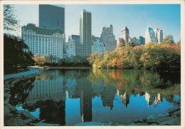 11817- NEW YORK CITY- CENTRAL PARK, LAKE, HOTELS - Central Park