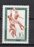 SOCCER FOOTBALL WORLD CHAMPIONSHIP MEXICO - MUNDIAL - SOVIET 1970 MNH - 1970 – Mexico