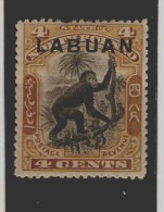 LABUAN 1900 - 1902 4c SG 112 MOUNTED MINT Cat £8.50 - Bornéo Du Nord (...-1963)