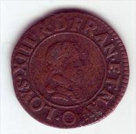 LOUIS XIII - Double Tournois 1625 O - 1610-1643 Luigi XIII Il Giusto