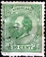 NETHERLANDS 1872 Willem III 20c Used - Gebraucht