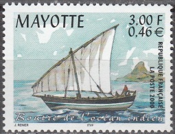 Mayotte 2000 Michel 79 Neuf ** Cote (2017) 2.20 Euro Boutre De L'Océan Indien - Nuevos