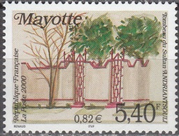 Mayotte 2000 Yvert 87 Neuf ** Cote (2015) 3.20 Euro Tombeau Du Sultan Andriantsouli - Nuevos