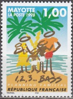 Mayotte 1998 Yvert 54 Neuf ** Cote (2015) 1.00 Euro Planning Familial - Nuovi