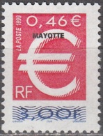 Mayotte 1999 Yvert 77 Neuf ** Cote (2015) 2.00 Euro Le Timbre Euro - Nuovi