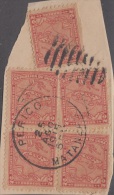 1914.26 CUBA. 1914. Ed.196. 2c. MAPITA. MAPA DE CUBA. FRAGMENTO OFICINA POSTAL DE PERICO. 1915. USADO. - Ungebraucht