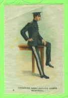 CIGARETTE CARD SILK  -  CANADIAN ARMY SERVICE CORPS, MONTREAL  No 8 - FLAG TOBACCO EPHEMERA - - Other