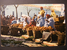 CPA Egypte / Egypt (?) - Venditori Di Arancie - Vendeurs D'Oranges - Personas