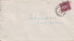 1917-H-154 CUBA. REPUBLICA. 1917. 1c. SOBRE DE CAMAGUEY.  AMBULANTE. HABANA Y SANTIAGO. RAILROAD. FERROCARRIL. 1941 - Lettres & Documents