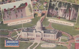 First State House Now War Memorial, State Capitol Building, Territorial Capitol Little Rock Arkansas 1948 - Little Rock