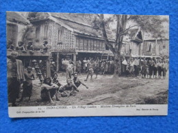 Indo-Chine. Un Village Laotien. Missions Etrangeres De Paris. Collection Propagation De La Foi 15. - Laos