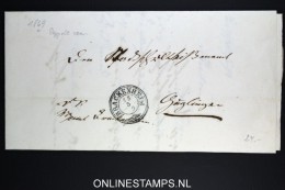 Deutschland: 1869 Dienst Brackenheim D-K2 +innen Güglingen D-K2, Doppelt Verw. - Prephilately