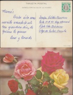 1975-EP-6 CUBA 1975. Ed.118b. ENTERO POSTAL. POSTAL STATIONERY. MOTHER DAY SPECIAL DELIVERY. ROSAS. ROSE. FLOWERS. FLORE - Storia Postale