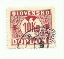 Slovaquie Taxe N°11 Côte 12 Euros - Other & Unclassified